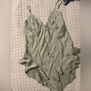Skims sleep/lingerie romper! Light green. Just tried on! NWT!